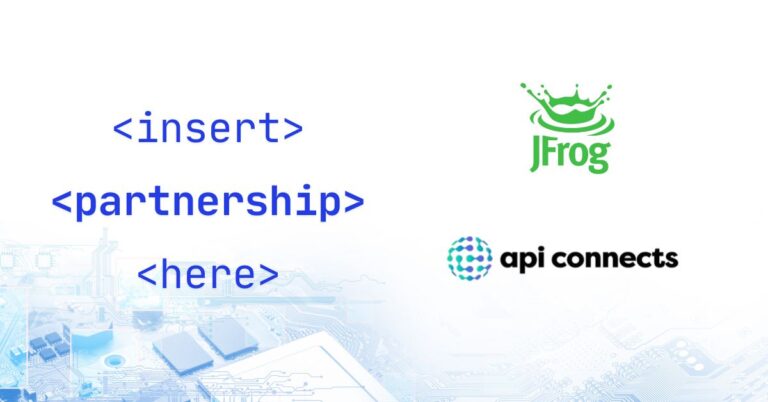 api connects jfrog partnership,